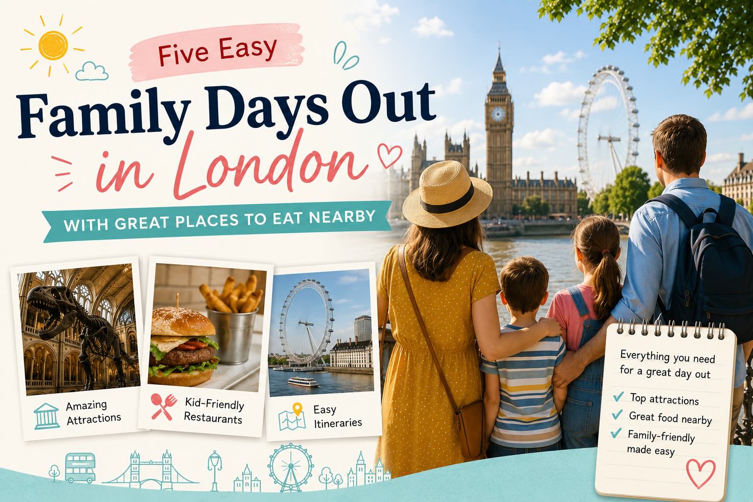 Five Easy Family Days Out in London (With Great Places to Eat Nearby)